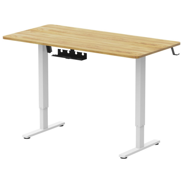 Фото - Стіл з електрорегулюванням висоти OfficePro ODE1470LWW Light Wood/White