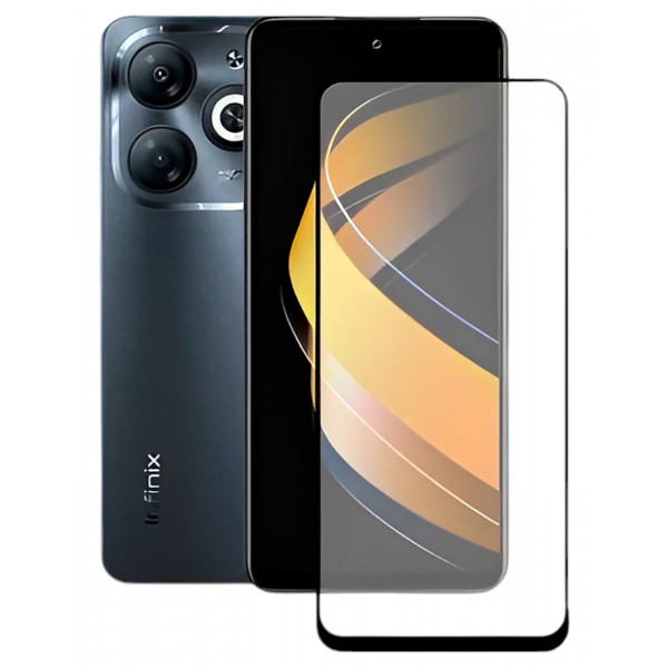 Фото - Защитное стекло для смартфона BeCover Infinix Smart 8 (X6525) Black (710482)
