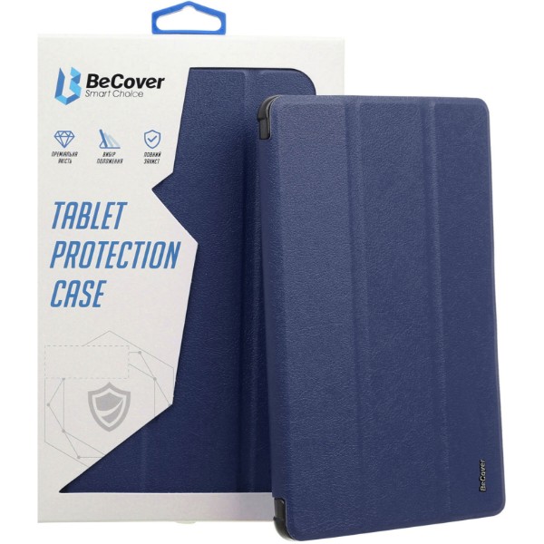 Фото - Чохол для планшета BeCover Flexible TPU Mate for Samsung Galaxy Tab S10 FE (SM-X520/SM-X526) 10.9" Deep Blue (713264)