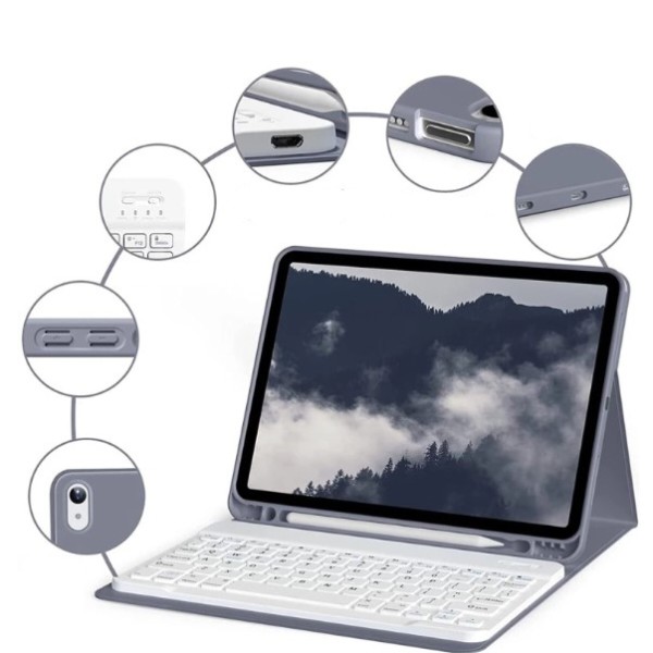 Фото - Чохол-клавіатура для планшета BeCover Apple iPad 10.2 2019/2020/2021 Purple (711138)