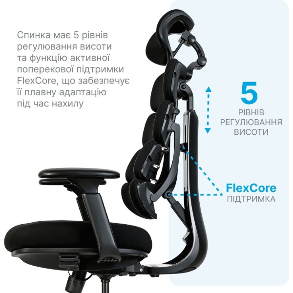Фото - Кресло офисное OfficePro FlexCore ОС120G Grey