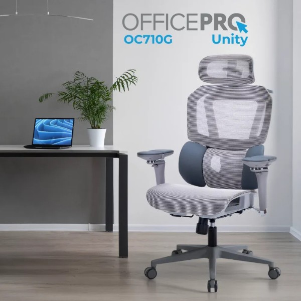 Фото - Кресло офисное OfficePro Unity OC710G Grey