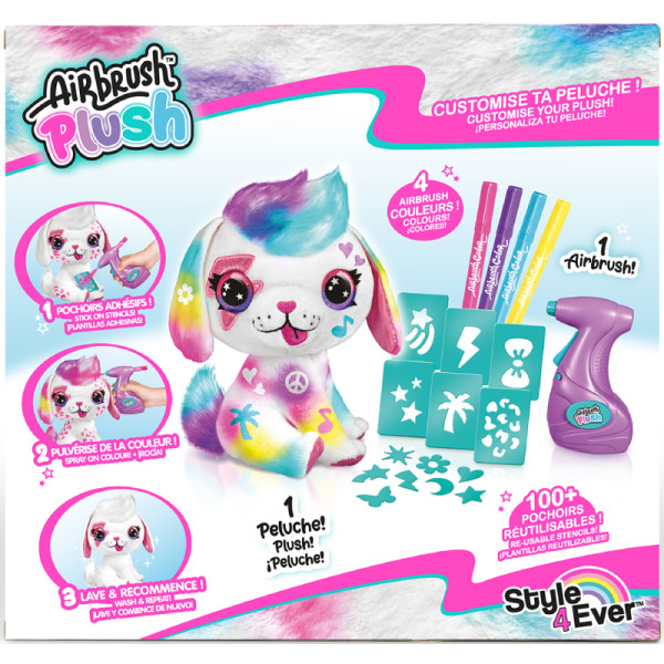 Фото - Набір для декупажу та розпису Canal Toys DIY AIRBRUSH PLUSH - Щеня (OFG249/1)