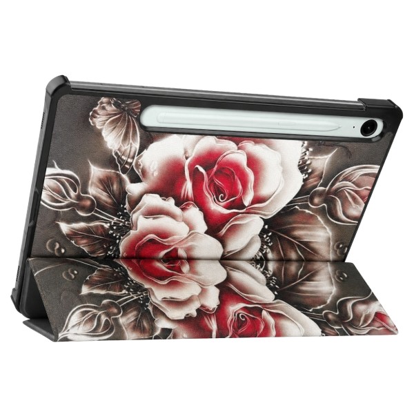 Фото - Чехол для планшета BeCover Smart Case for Samsung Galaxy Tab S10 FE (SM-X520/SM-X526) 10.9" Black Rose (715923)