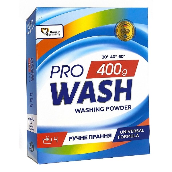 Фото - Стиральный порошок ProWash д/ручной стирки 400 г