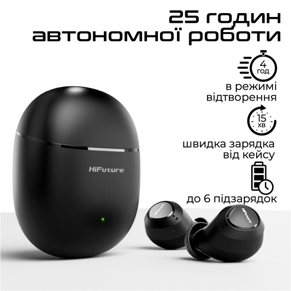 Фото - Навушники вкладиші бездротові TWS HiFuture olymbuds3.white
