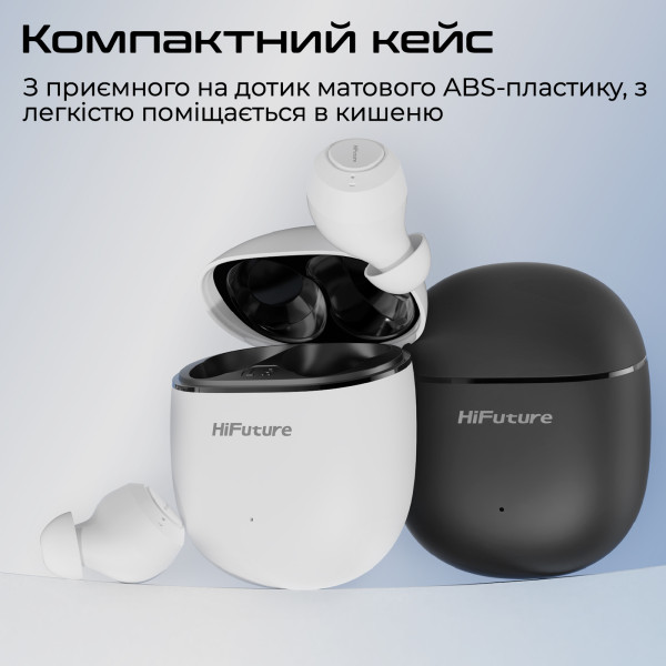 Фото - Навушники вкладиші бездротові TWS HiFuture olymbuds3.white