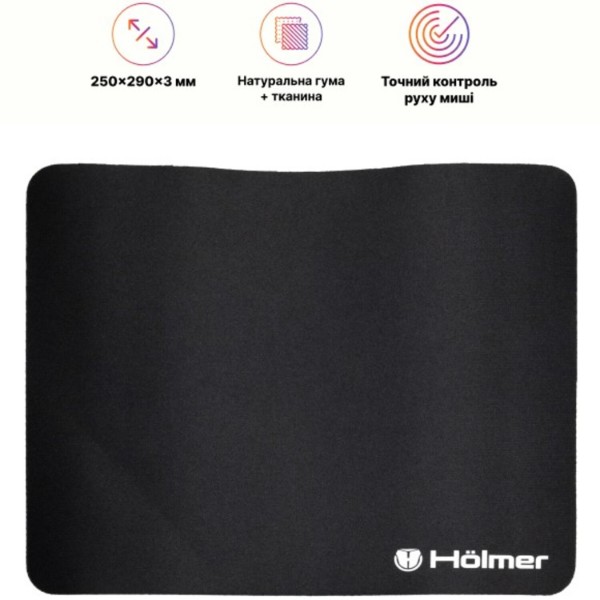 Фото - Килимок для миші Holmer 250х290х3 мм (OMP-02)