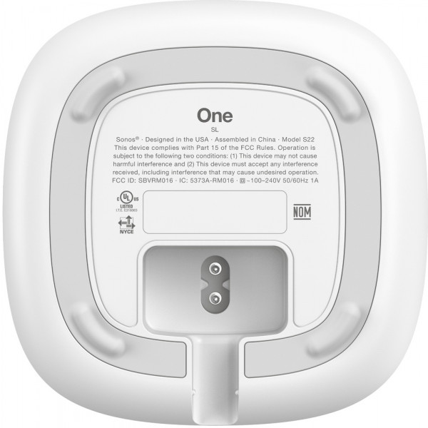 Фото - Акустична система стаціонарна Sonos One SL White (ONESLEU1)