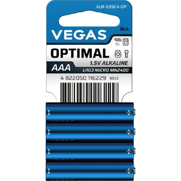 Фото - Батарейка тип AAA Vegas VLR-03SC4-OP