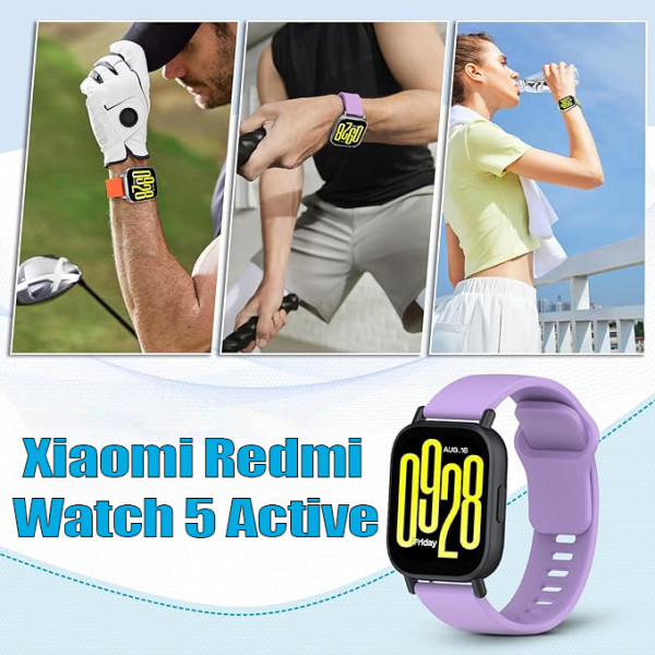 Фото - Ремінець для смарт-годинника BeCover for Xiaomi Redmi Watch 5 Active Grey (713191)