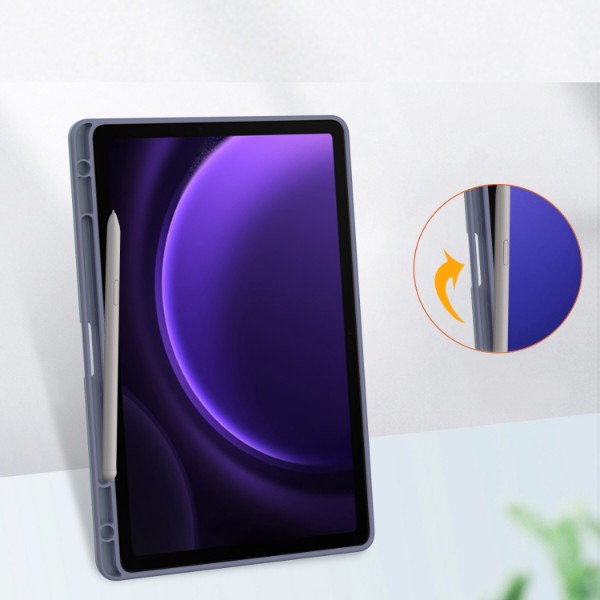 Фото - Чехол для планшета BeCover Soft Edge с креплением для стилуса for Samsung Galaxy Tab S10 FE (SM-X520/SM-X526) 10.9" Purple (713306)