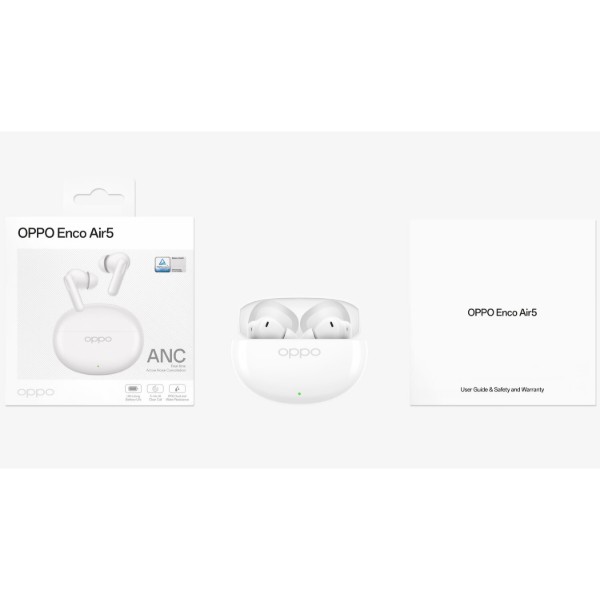 Фото - Навушники вкладиші бездротові TWS OPPO Enco Air5 ETEP1 Glossy White