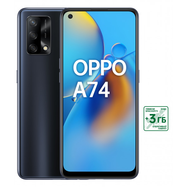 Фото - Смартфон OPPO A74 4/128Gb Black
