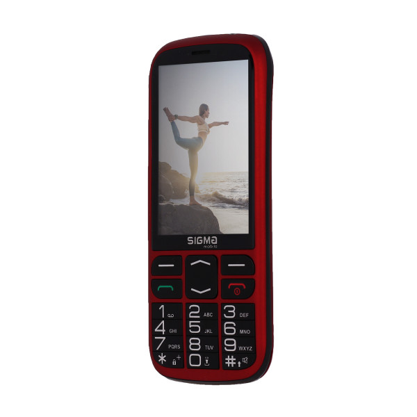Фото - Мобільний телефон Sigma mobile Comfort 50 Optima Dual Sim Red