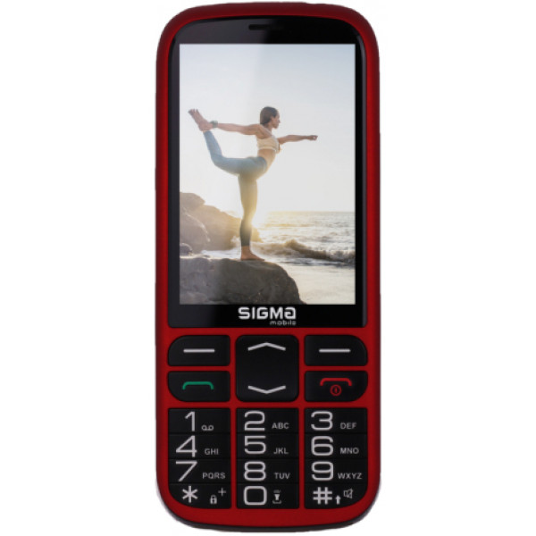 Фото - Мобільний телефон Sigma mobile Comfort 50 Optima Dual Sim Red