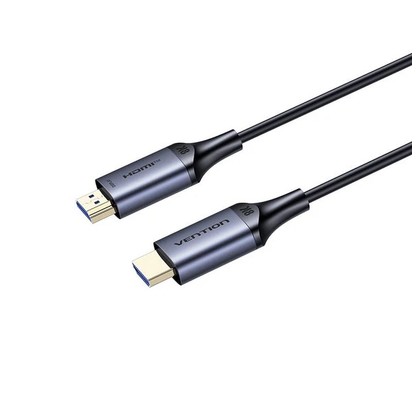 Фото - Кабель HDMI Vention HDMI M - M, 40.0м, V2.1, Optical 8K 60Гц 48Gbps Aluminum Alloy gray (ALTHV)