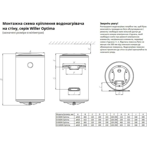 Фото - Водонагреватель Willer EV50DR Optima