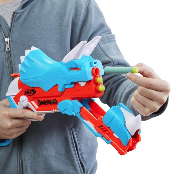 Фото - Бластер многозарядный Hasbro Nerf Дино Трицерабласт (F0803)