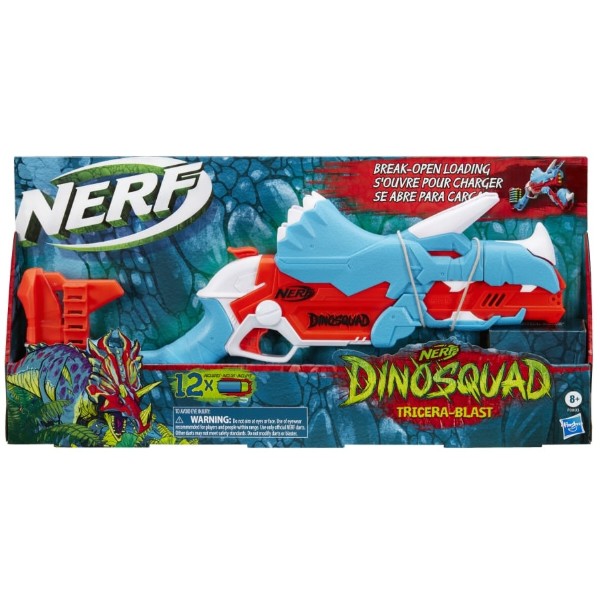 Фото - Бластер многозарядный Hasbro Nerf Дино Трицерабласт (F0803)