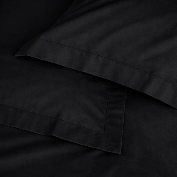 Фото - Комплект постільної білизни MirSon Poplin Line 099 Black 200 x 220 см (2200006279808)