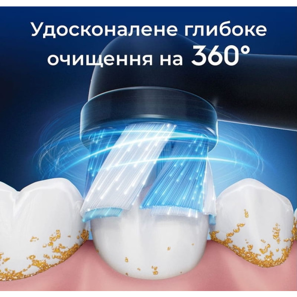 Фото - Насадка для зубної щітки Braun Oral-B iO RB CBF-4 Ultimate Clean Black 4 шт.