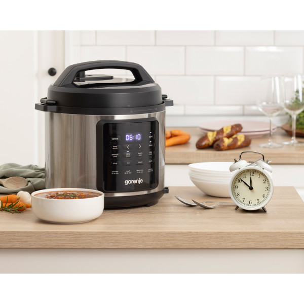 Фото - Мультиварка-скороварка Gorenje GMC6SBK