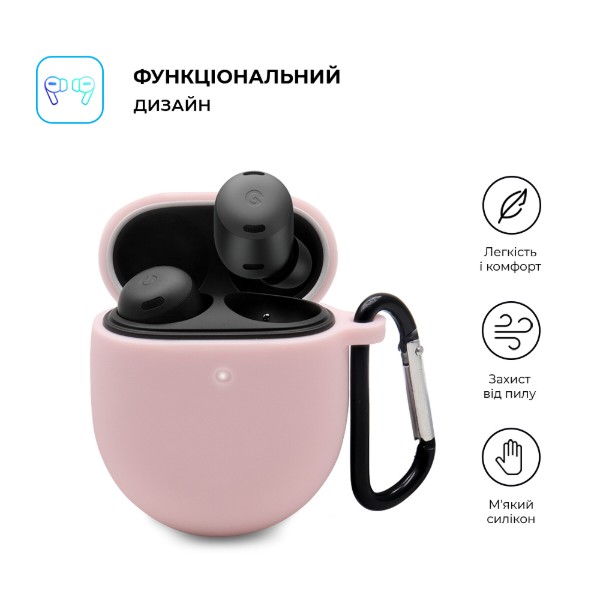 Фото - Чохол для навушників ArmorStandart Hang Case for Google Pixel Buds Pro Pink (ARM75515)