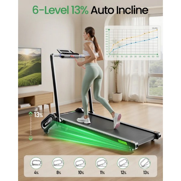 Фото - Бігова доріжка AKLUER H1-B Auto Incline Walking Pad Treadmill (AKL-H1-B-AUTO)