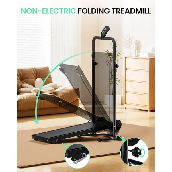 Фото - Бігова доріжка AKLUER RJ-401 non-motorized Treadmill (AKL-RJ401-MT)