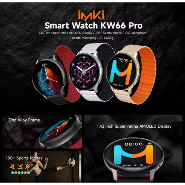 Фото - Смарт-часы iMiki KW66 Pro (ESW-KW66pro-BL)