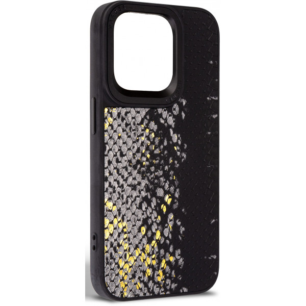 Фото - Чохол для смартфону Harder Snake Pattern for Apple iPhone 14 Pro Black (ARM76805)