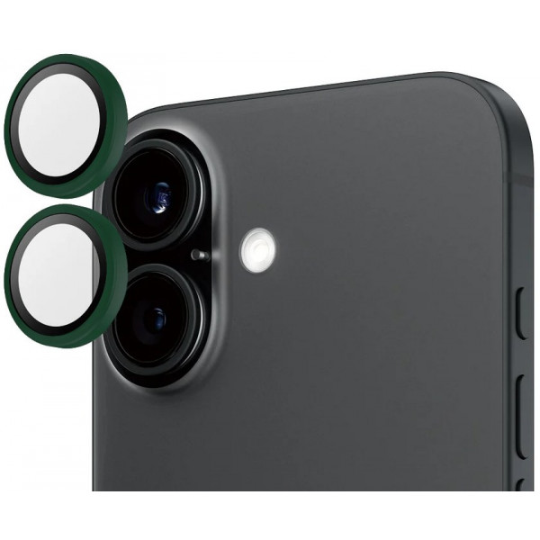 Фото - Захисне скло для смартфону Armorstandart для камери AR for iPhone 16 / 16 Plus Wave Green (ARM79407)