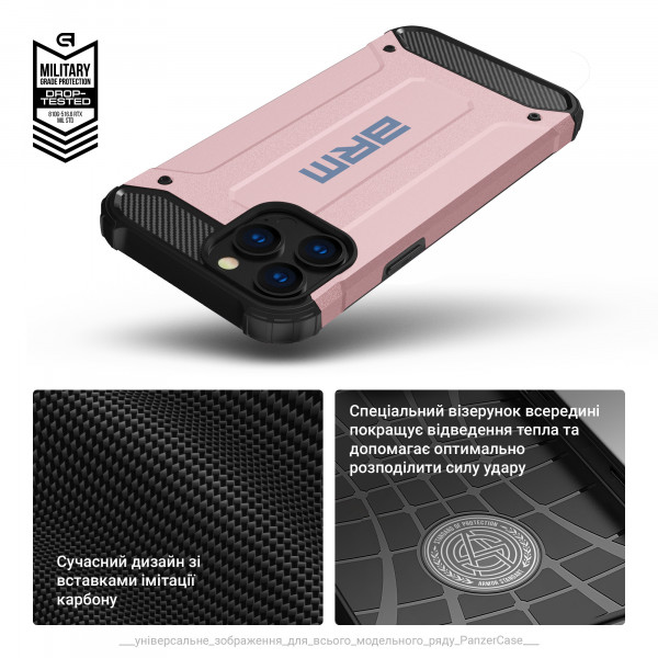 Фото - Чохол для смартфону Armorstandart Panzer for Samsung S24 FE Pink (ARM76923)