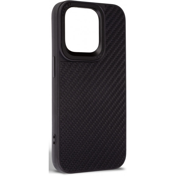 Фото - Чохол для смартфону Harder Carbon Pattern for Apple iPhone 14 Pro Black (ARM76779)
