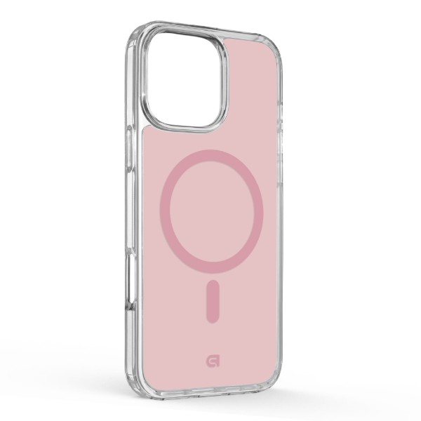 Фото - Чохол для смартфону Armorstandart Clear Hybrid MagCase for Apple iPhone 16 Pro Max Pink (ARM91735)
