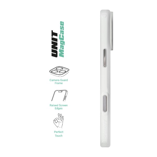 Фото - Чохол для смартфону Armorstandart Unit-C MagCase for Apple iPhone 17 Pro Max Matte Clear Silver (ARM91205)