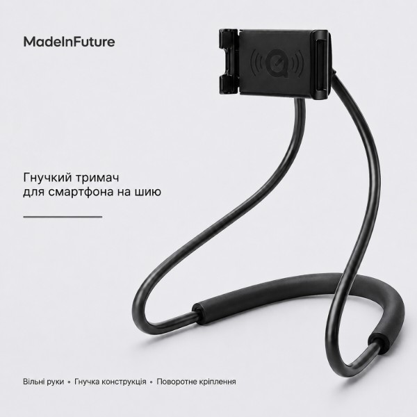 Фото - Подставка для мобильного устройства MadeInFuture T12 Black (MIF91916)