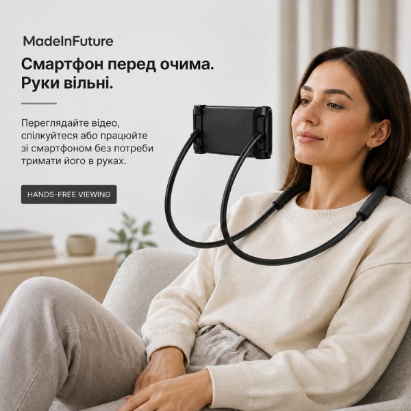 Фото - Подставка для мобильного устройства MadeInFuture T12 Black (MIF91916)