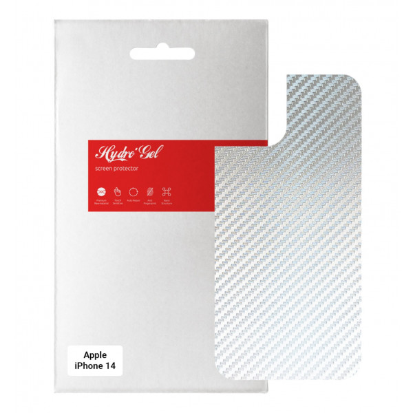 Фото - Захисна плівка для смартфону Armorstandart на задню панель for Apple iPhone 14 Carbone Silver (ARM64878) Фото - Захисна плівка для смартфону Armorstandart на задню панель for Apple iPhone 14 Carbone Silver (ARM64878)