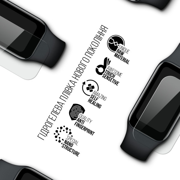Фото - Защитная пленка для фитнес-браслета Armorstandart for Xiaomi Redmi Smart Band 2 / Mi Smart Band 8 Active 6 шт. (ARM69727)