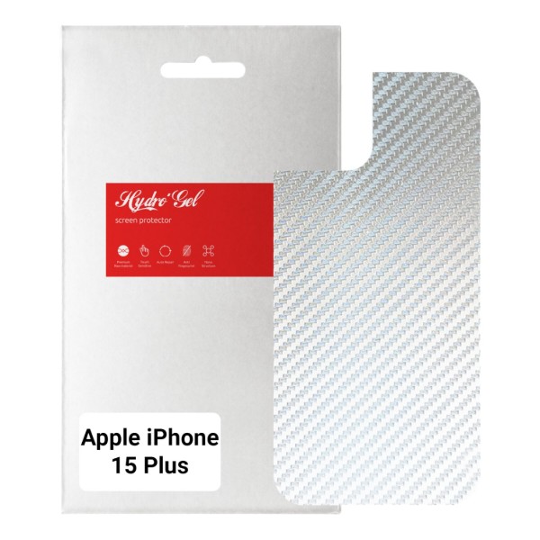 Фото - Захисна плівка для смартфону Armorstandart на задню панель for Apple iPhone 15 Plus Carbone Silver (ARM71901) Фото - Захисна плівка для смартфону Armorstandart на задню панель for Apple iPhone 15 Plus Carbone Silver (ARM71901)