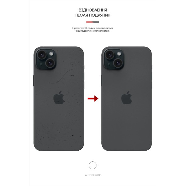Фото - Захисна плівка для смартфону Armorstandart на задню панель for Apple iPhone 15 Plus Carbone Silver (ARM71901)