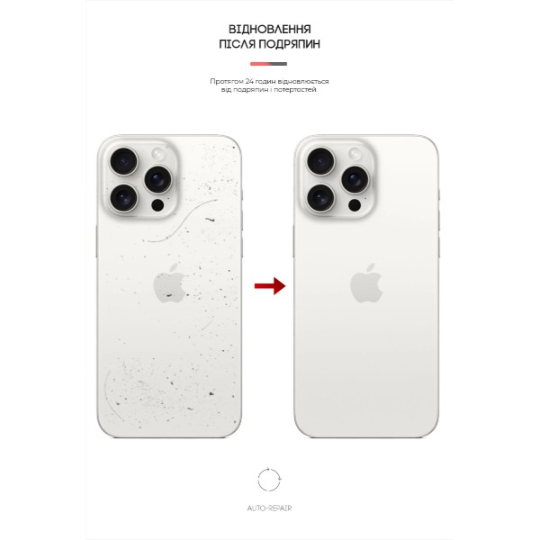 Фото - Защитная пленка для смартфона Armorstandart на заднюю панель for Apple iPhone 15 Pro Max Carbone Transparent (ARM71910)