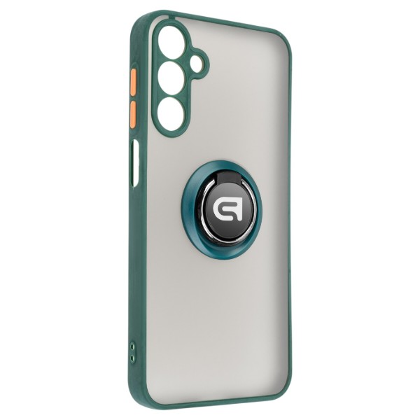 Фото - Чехол для смартфона Armorstandart Frosted Matte Ring for Samsung M15 5G (M156) Dark Green (ARM76370)