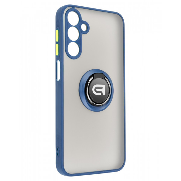 Фото - Чохол для смартфону Armorstandart Frosted Matte Ring for Samsung M15 5G (M156) Navy Blue (ARM76371)