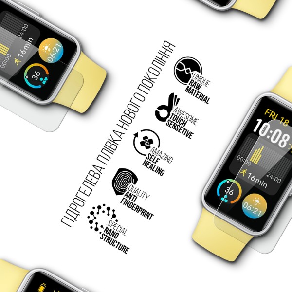 Фото - Защитная пленка для смарт-часов Armorstandart for Huawei Band 9 9 шт. (ARM78112)
