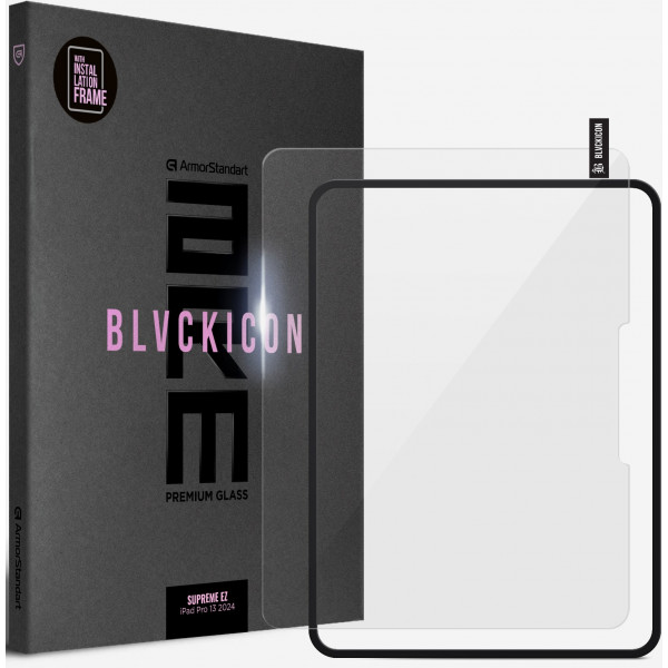 Фото - Захисне скло для планшета Armorstandart Supreme Black Icon for Apple iPad Pro 13 2024 (ARM78430)