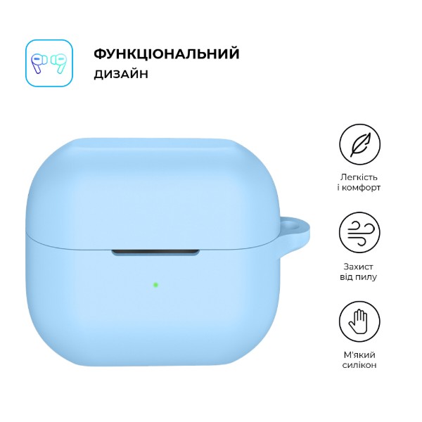 Фото - Чехол для наушников ArmorStandart Hang Case for Samsung Galaxy Buds 3 FE / 3 / 3 Pro Light Blue (ARM79986)