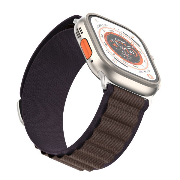 Фото - Ремінець для смарт-годинника Armorstandart Alpina Band for Apple Watch 49/46/45/44/42 (Series 1-3) Indigo (ARM81043)